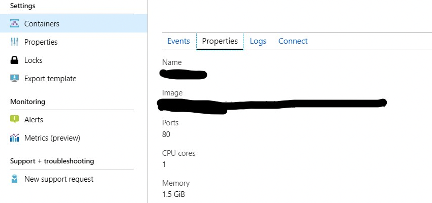 Eigenschappen environment aanpassen in Azure portal